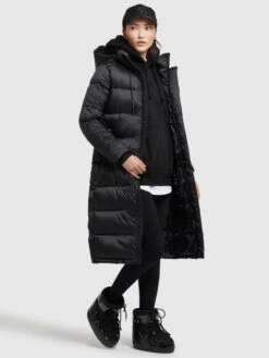 Khujo Wintermantels Wintermantel Julina Dames Zwart -Khujo Winkel d221a7c93dfb45511367ed8336209c6d