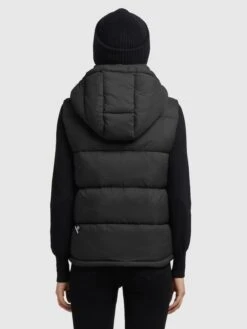Khujo Bodywarmers Bodywarmer Eden Dames Zwart -Khujo Winkel d345bb8856f6456e818f57c56e522420