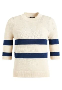 Khujo Chumane - T-Shirt Print - Sand/Dark Blue -Khujo Winkel d352fed0f9c2420396c257c6d8258f91