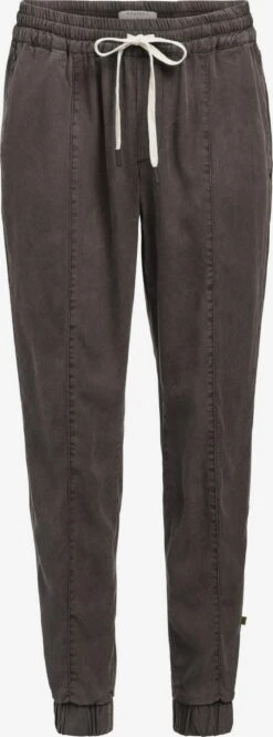 Khujo Pantalons Tapered Broek SANDI Dames Antraciet