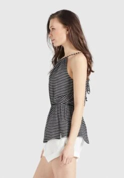 Khujo Valda - Top - Schwarz-Weiß Gestreift 14 Khujo Valda - Top - Schwarz-Weiß Gestreift -Khujo Winkel d5762cbee6454e59aea0a6a9552aac38