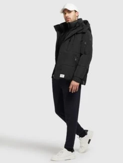 Khujo Winterjassen Winterjas Bizkit Heren Zwart -Khujo Winkel d7df13b11bae5797dcbf7348a003d30a