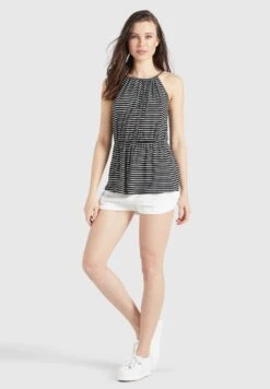 Khujo Valda - Top - Schwarz-Weiß Gestreift 18 Khujo Valda - Top - Schwarz-Weiß Gestreift -Khujo Winkel d8cee92ed5bd4ad59b5e7a878a324b29