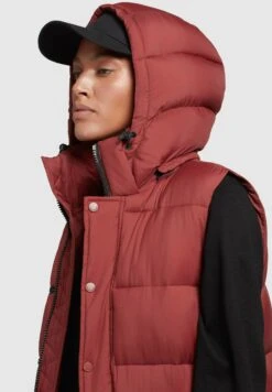 Khujo Magneta Matt - Bodywarmer - Rostrot -Khujo Winkel d8ebb0e2873b45138562bd2bf54d4970