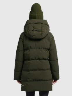 Khujo Korte Mantels Wintermantel Wente Dames Kaki -Khujo Winkel debf607d7efff65ff72f740c28a1efdd