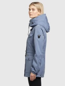 Khujo Parkas Tussenparka ELST Dames Blauw -Khujo Winkel e0929637cd576a68cc3a81321bb233ce