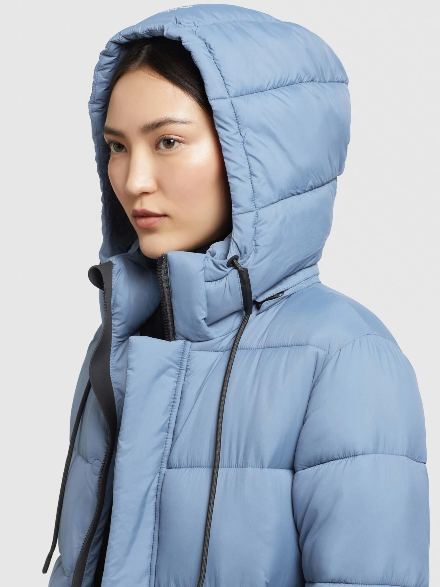 Khujo Wintermantels Wintermantel Julina Dames Lichtblauw 8 Khujo Wintermantels Wintermantel Julina Dames Lichtblauw - Afbeelding 6