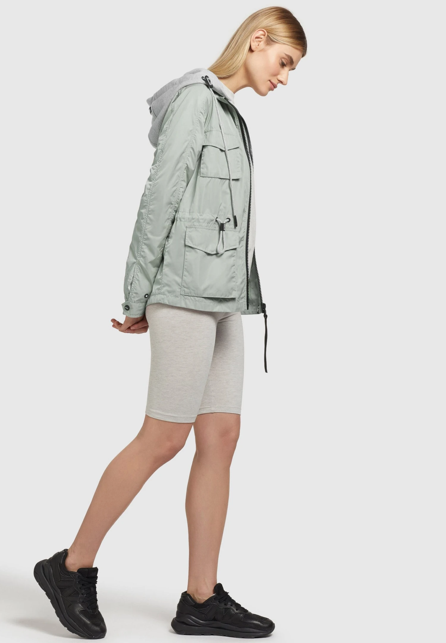 Khujo Flames - Lichte Jas - Blassgrün 6 Khujo Flames - Lichte Jas - Blassgrün - Afbeelding 4