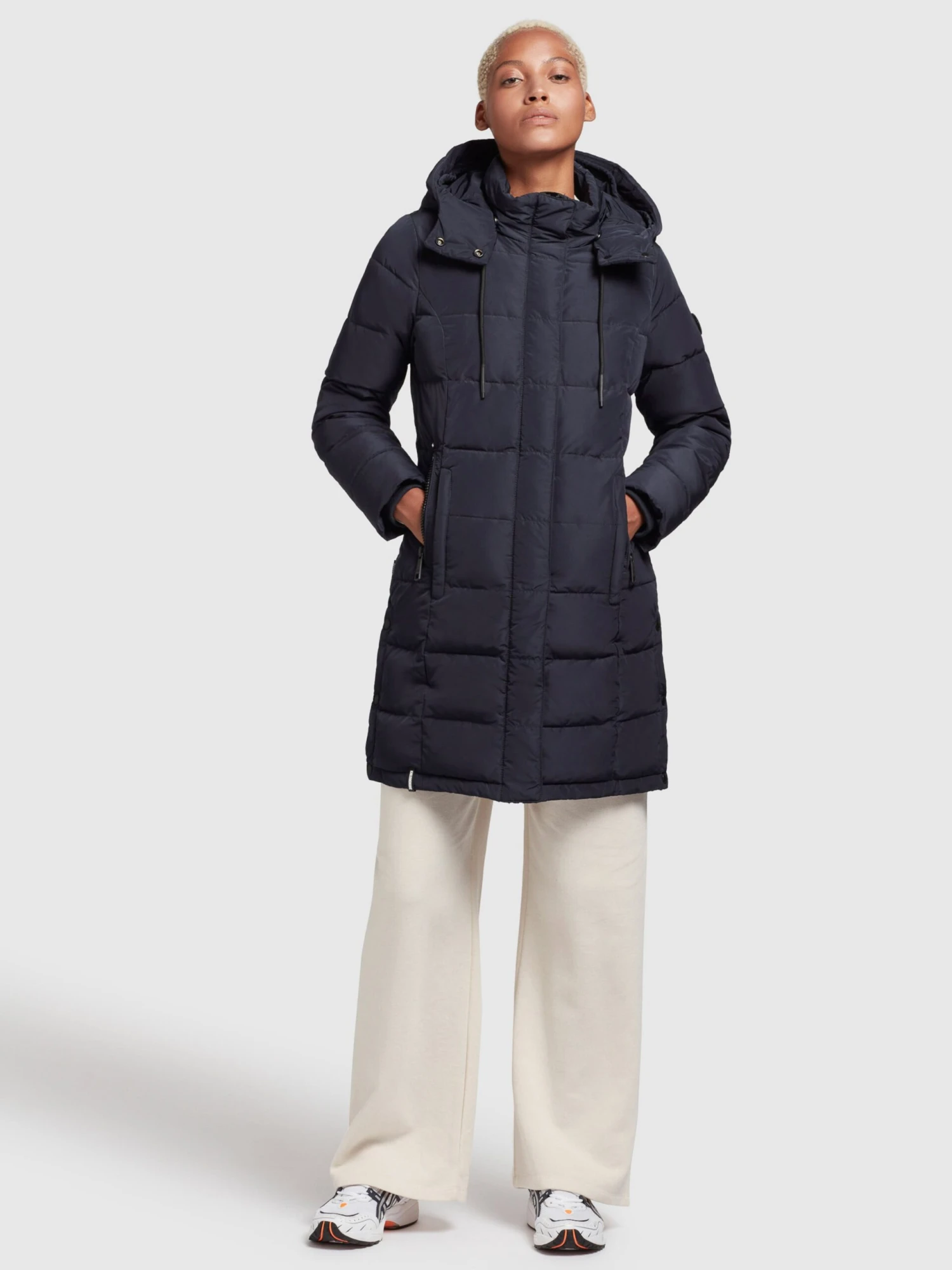 Khujo Korte Mantels Wintermantel Cups Dames Marine 8 Khujo Korte Mantels Wintermantel Cups Dames Marine - Afbeelding 6