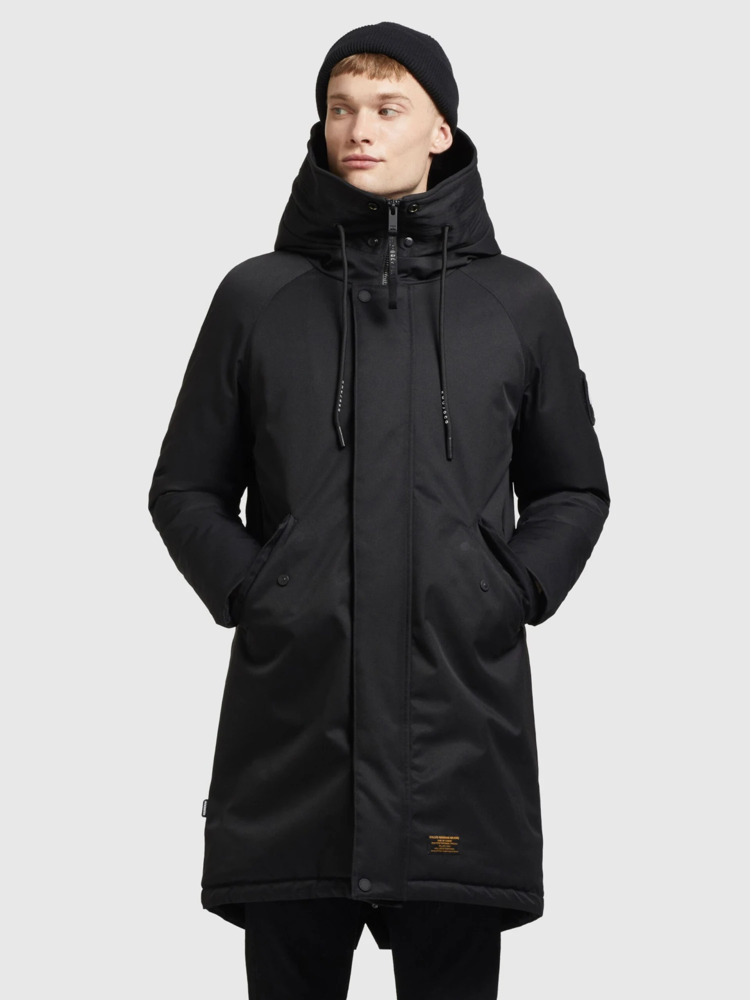 Khujo Wintermantels Winterjas Tuck Heren Zwart 3 Khujo Wintermantels Winterjas Tuck Heren Zwart - Afbeelding 2