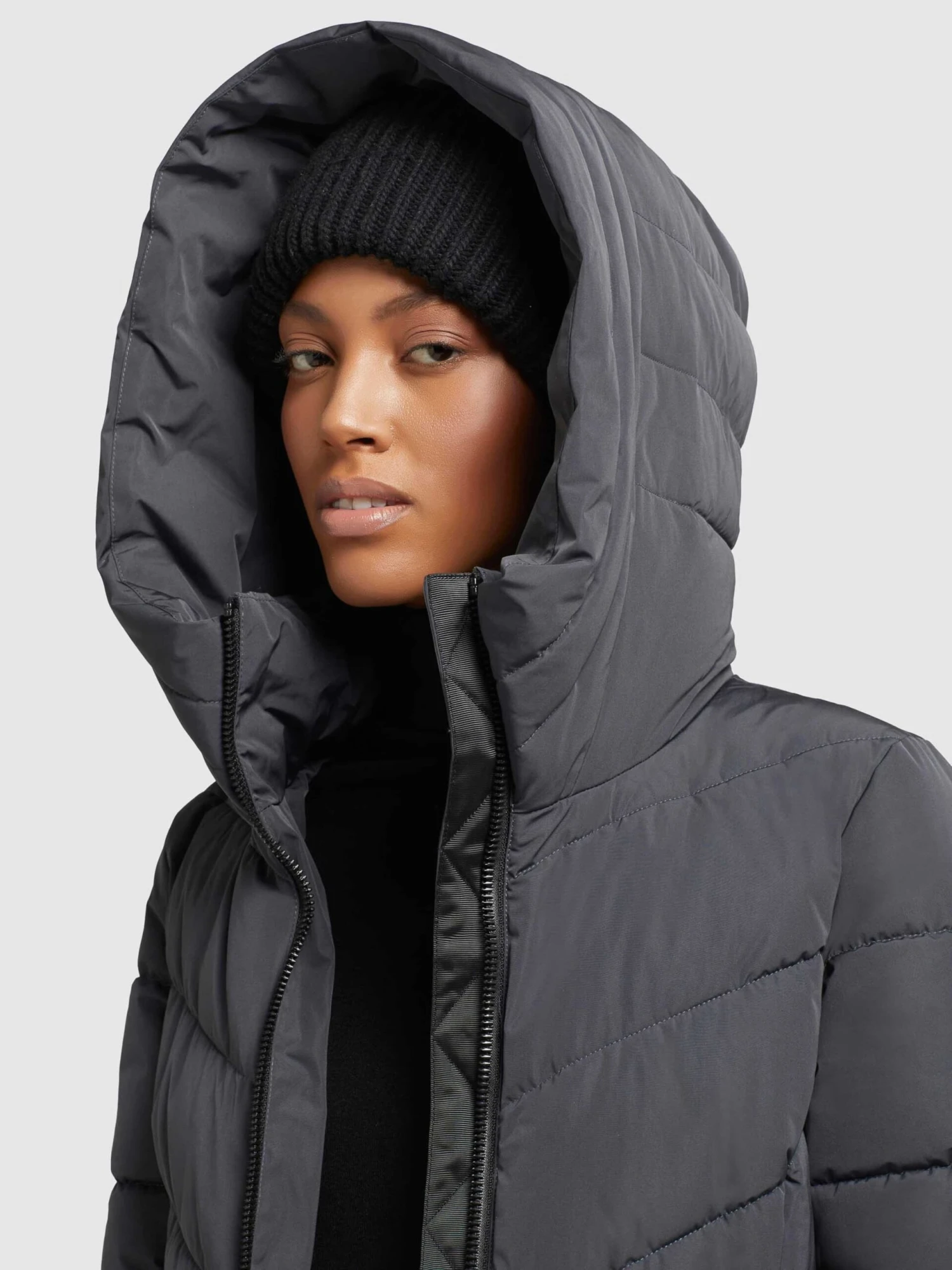 Khujo Wintermantels Wintermantel Formin Dames Grafiet 10 Khujo Wintermantels Wintermantel Formin Dames Grafiet - Afbeelding 8