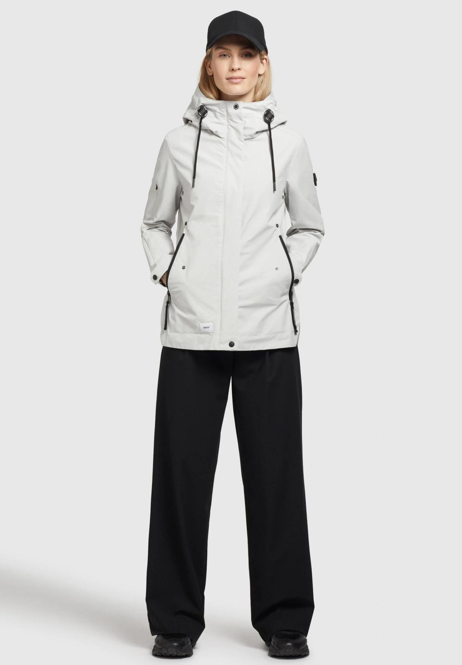 Khujo Kaya - Outdoorjas - Hellgrau 9 Khujo Kaya - Outdoorjas - Hellgrau - Afbeelding 7