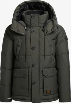 Khujo Winterjassen Winterjas Primero Heren Kaki