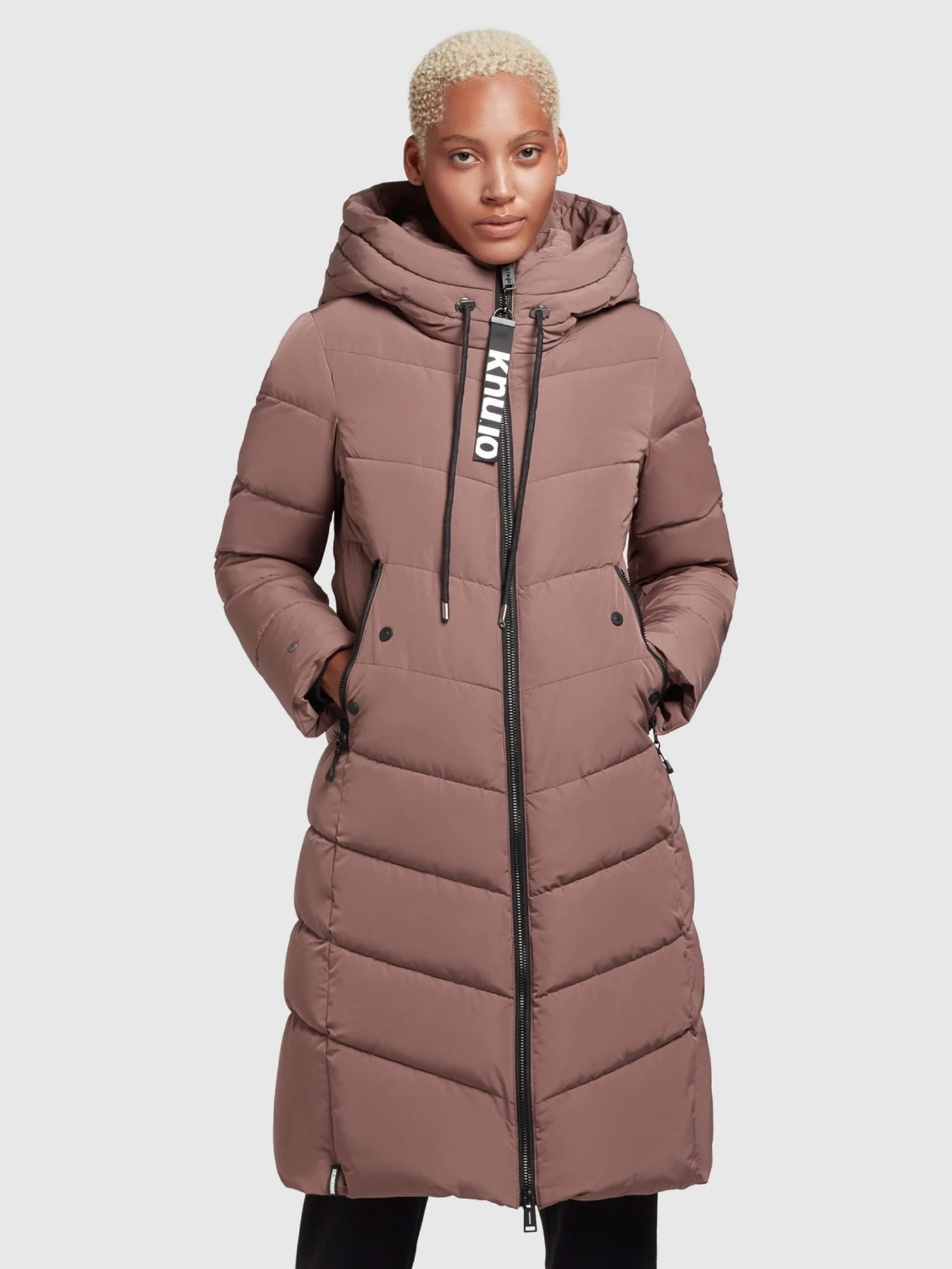 Khujo Wintermantels Wintermantel Ayleena Dames Chamois 4 Khujo Wintermantels Wintermantel Ayleena Dames Chamois - Afbeelding 2