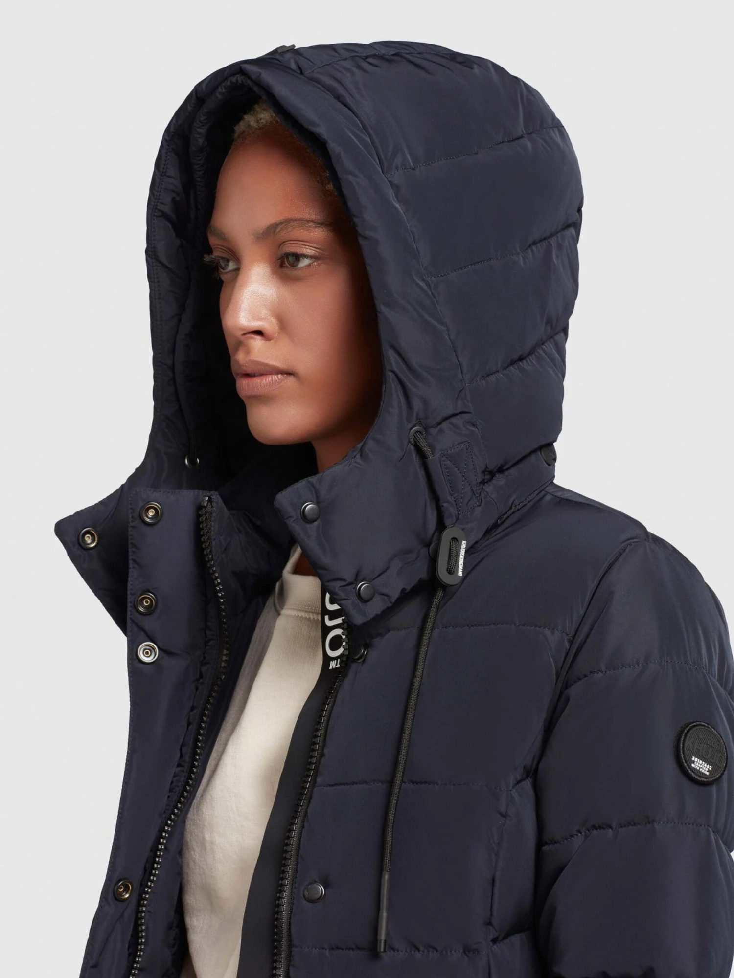 Khujo Korte Mantels Wintermantel Cups Dames Marine 9 Khujo Korte Mantels Wintermantel Cups Dames Marine - Afbeelding 7