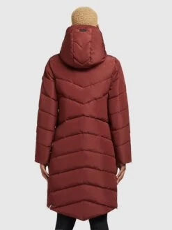 Khujo Wintermantels Wintermantel Huba Dames Karmijnrood -Khujo Winkel efbada53b5254538a2a1bc8357801dd6