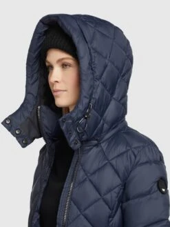 Khujo Tussenmantels Tussenmantel Aneth Dames Navy -Khujo Winkel f0e5c7e3096d91e03cee95f4c909ab53