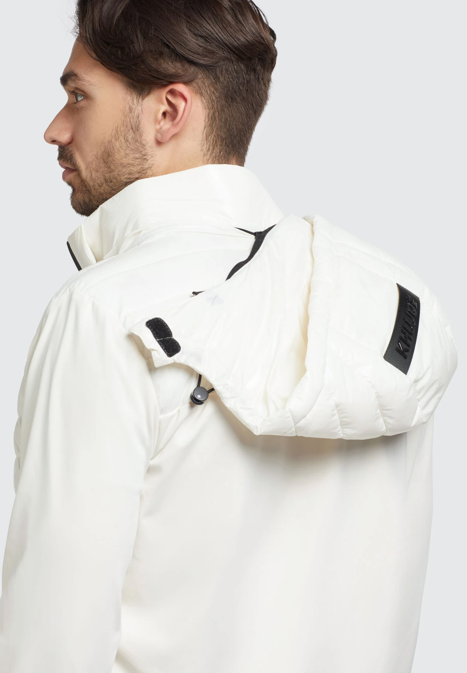 Khujo Bolt Shiny - Jas - Cremeweiß 7 Khujo Bolt Shiny - Jas - Cremeweiß - Afbeelding 5