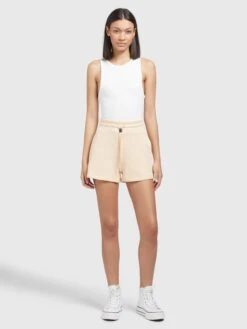 Khujo Shorts Regular Broek Dames Lichtgeel -Khujo Winkel f16d6d37ca6bb6d1c81bd4d8c0e68ed9