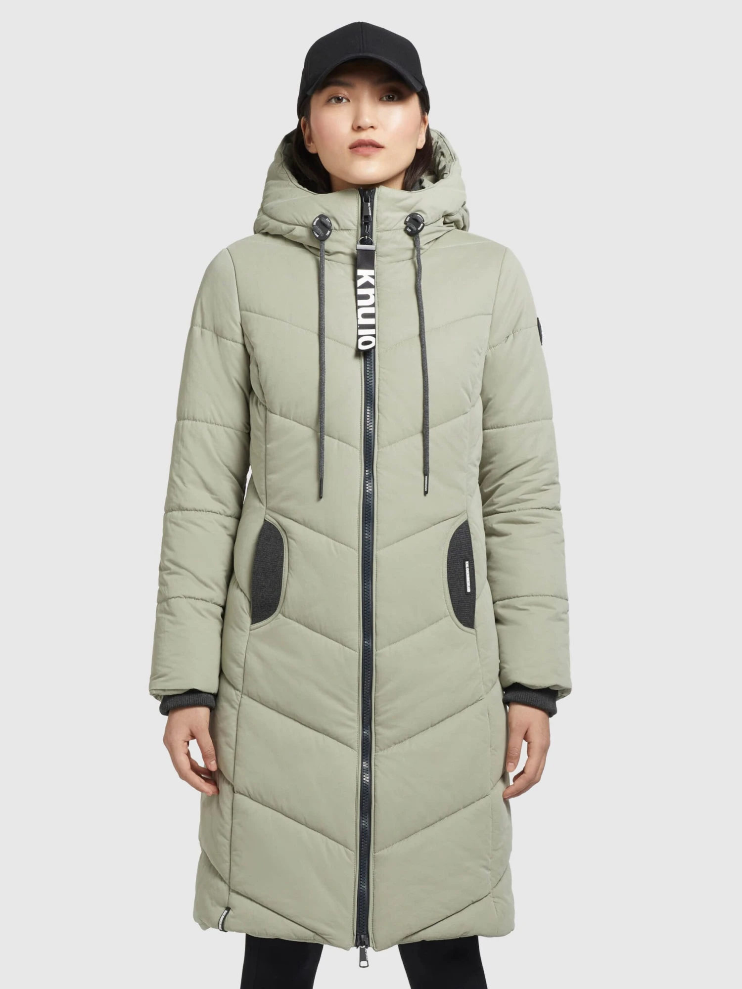 Khujo Wintermantels Wintermantel Aribay 3 Dames Pastelgroen 4 Khujo Wintermantels Wintermantel Aribay 3 Dames Pastelgroen - Afbeelding 2