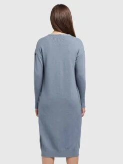 Khujo Vesten Gebreid Vest Elina Dames Blauw -Khujo Winkel f593563ecc76c15ce4a818e310796119