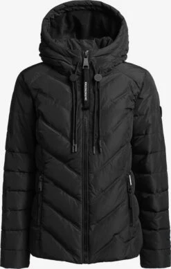 Khujo Tussenjassen Tussenjas Stern Dames Zwart