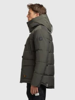 Khujo Winterjassen Winterjas Primero Heren Kaki -Khujo Winkel f6e45e404348888d33f099e7b08b63be