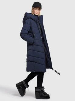 Khujo Tussenmantels Tussenmantel Klayd Dames Donkerblauw -Khujo Winkel f8afbe97679593891da7bc3b593394bd