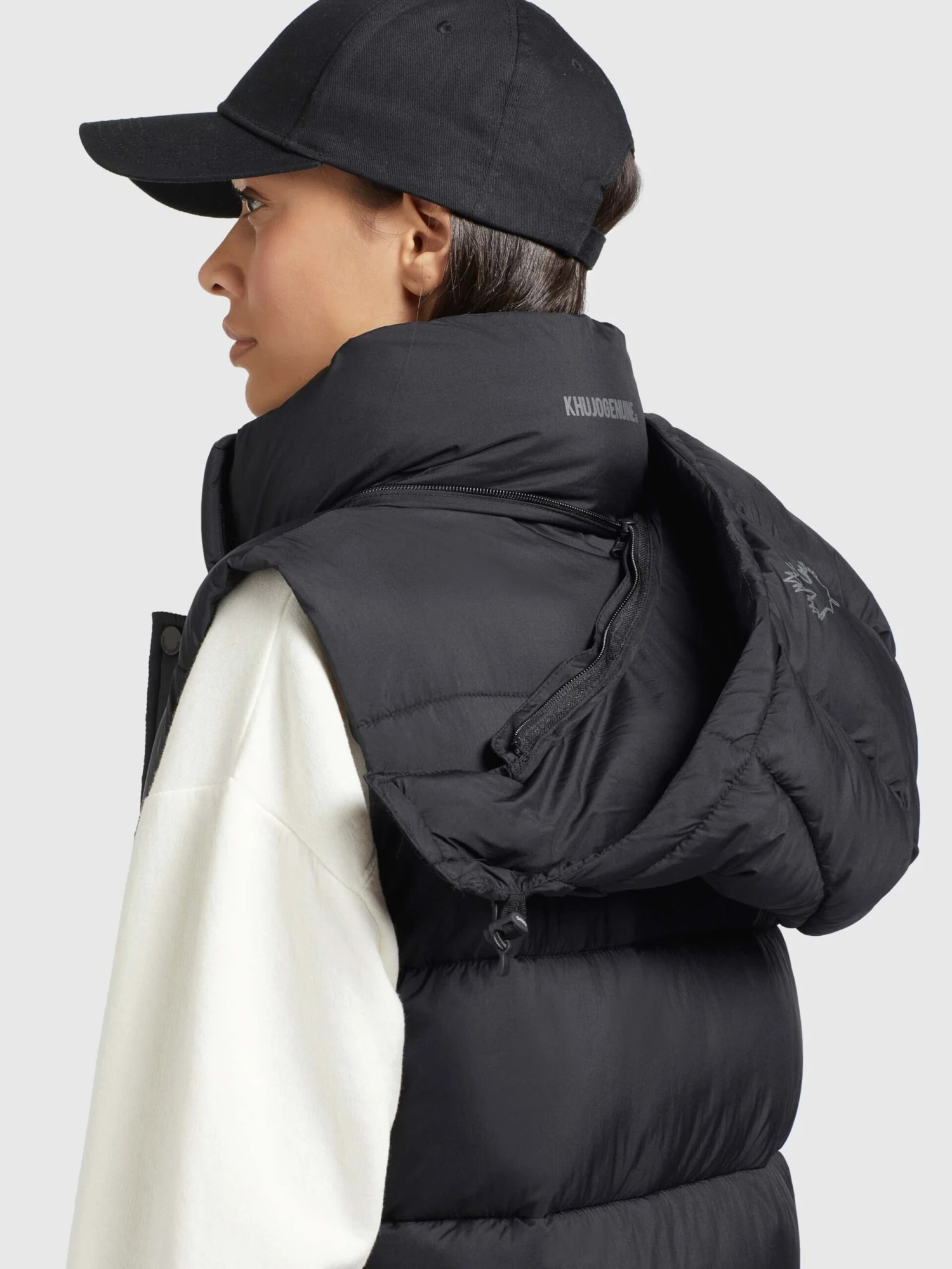 Khujo Bodywarmers Bodywarmer Magneta Dames Zwart 10 Khujo Bodywarmers Bodywarmer Magneta Dames Zwart - Afbeelding 8