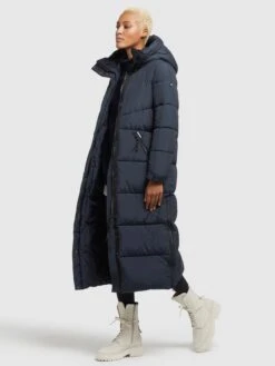 Khujo Wintermantels Wintermantel Shimanta 2 Dames Donkerblauw -Khujo Winkel fa2ca68c3fa15a64cce6bb3fb8c42c78