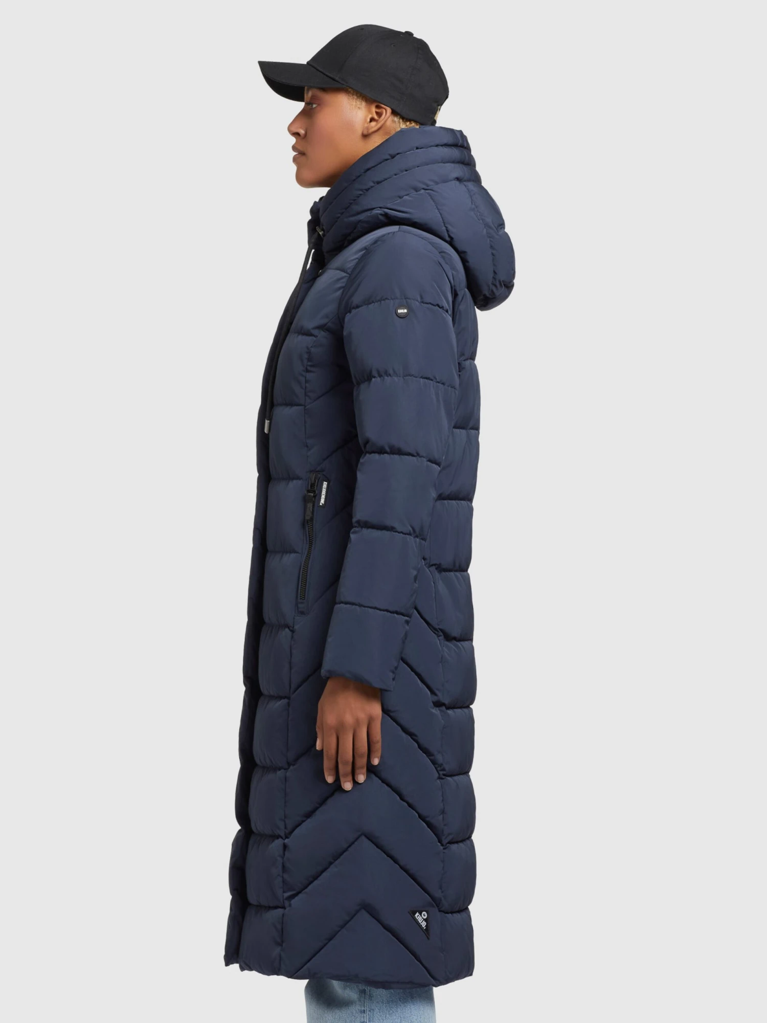 Khujo Wintermantels Wintermantel Gamber Dames Donkerblauw 7 Khujo Wintermantels Wintermantel Gamber Dames Donkerblauw - Afbeelding 5