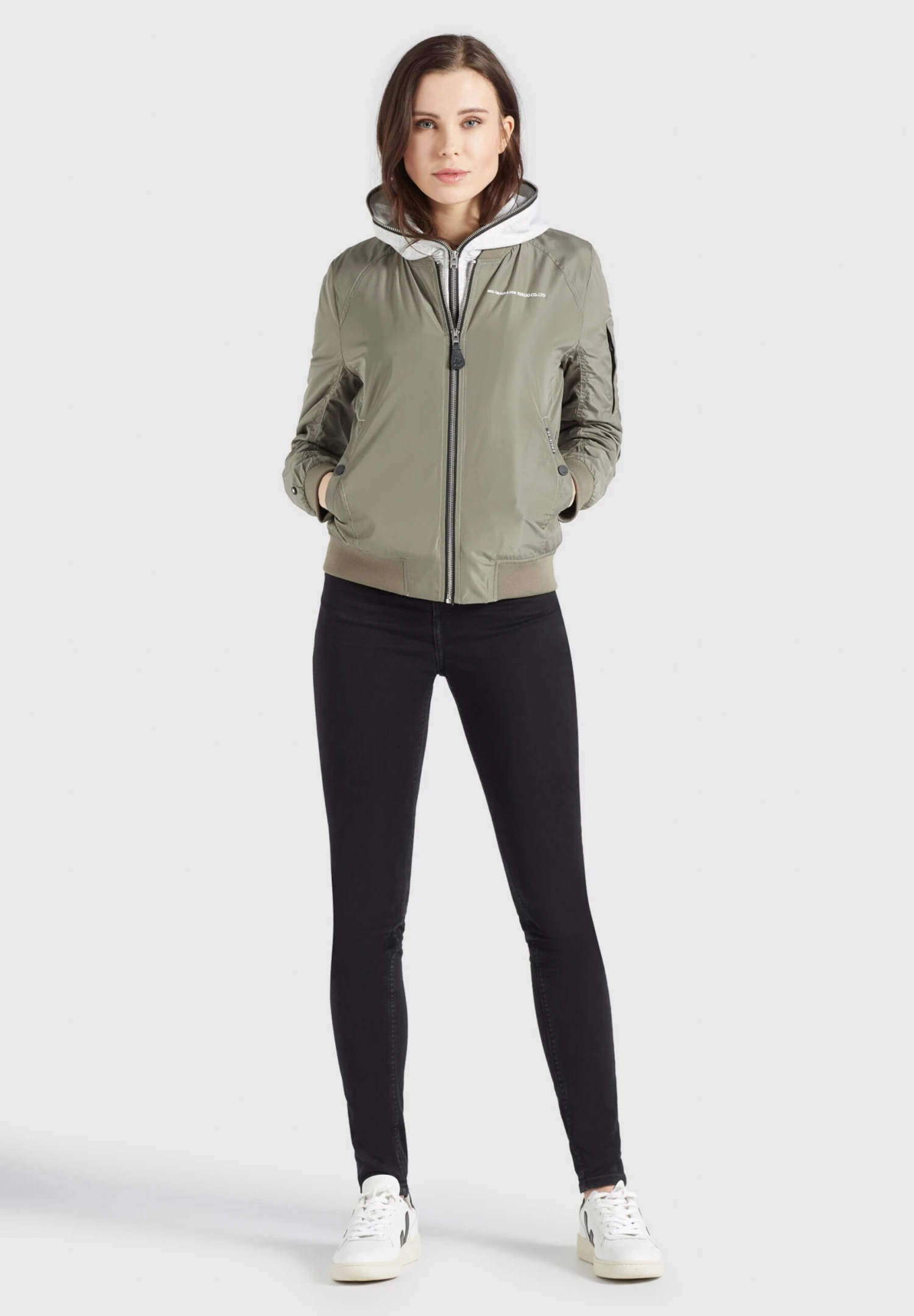 Khujo Winterjassen Winterjas LARIFA Dames Kaki 5 Khujo Winterjassen Winterjas LARIFA Dames Kaki - Afbeelding 3