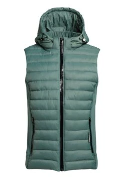 Khujo Wemo Matt - Bodywarmer - Türkis -Khujo Winkel fc7e88975a6c4fb7ab1fd05a6a7ca6b4