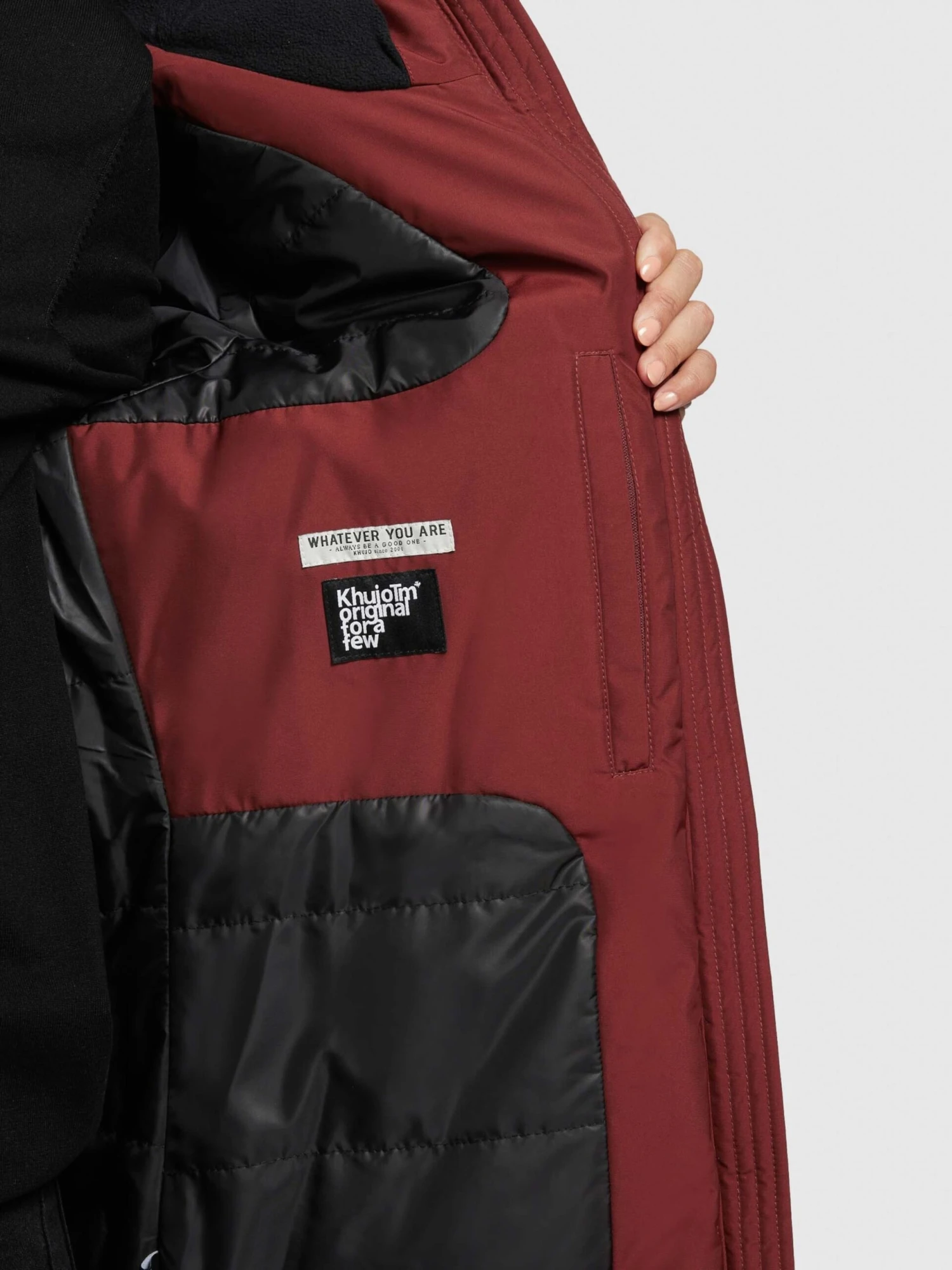 Khujo Korte Mantels Tussenmantel Amaray 3 Dames Robijnrood 9 Khujo Korte Mantels Tussenmantel Amaray 3 Dames Robijnrood - Afbeelding 7