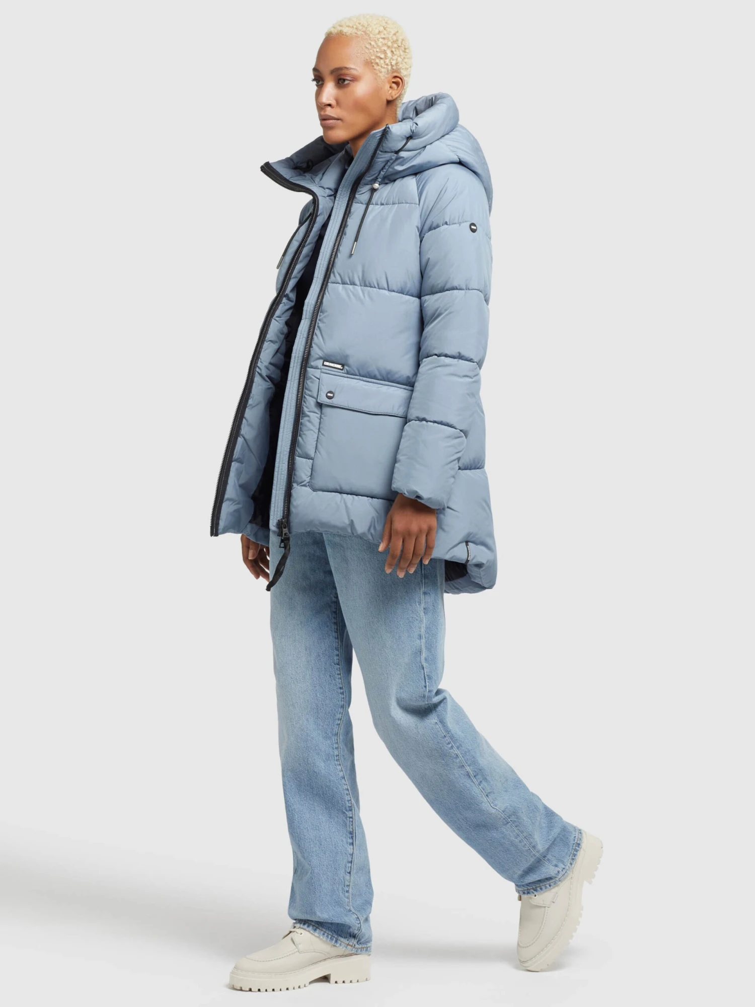 Khujo Tussenjassen Tussenjas Pheobe Dames Lichtblauw 8 Khujo Tussenjassen Tussenjas Pheobe Dames Lichtblauw - Afbeelding 6